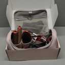 MESCOMB 5 in 1 High-Speed Hot Air Styler, Professional Frizz-Free Hair Dryer Brush, Fast Drying, No Heat Damage Air Styler Wrap for Curl, Volumize, Straighten, Includes Travel Bag (Hot Pink)