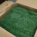 Artificial Grass Turf Rug 7x10 FT Outdoor Indoor Fake Grass Carpet Realistic Grass Turf Faux Lawn Pet-Friendly Area Rug Green Grass Rug Ideal for Patio, Balcony, Garden, Backyard, Photo Shoot Backdrop