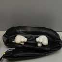 AMZPONY Cordless Neck Massager for Pain Relief Deep Tissue, Rechargeable Shiatsu Neck and Back Massager with Heat Kneading Shoulder Massage for Body Muscle Pain Relief,Gifts for Dad Mom Friends (Black)