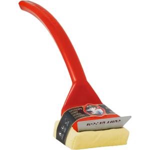 Grill Rescue Griddle Brush Bristle-Free, Heavy-Duty Griddle Cleaner for Flat Tops & BBQ Griddles | Heat Resistant, Safe for Nonstick Surfaces, Cast Iron & Stainless Steel (Griddle brush with scraper)