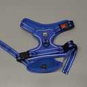 PoyPet No Pull Dog Harness, No Choke Reflective Dog Vest, Adjustable Pet Harnesses with Easy Control Padded Handle for Small Medium Large Dogs(Royal Blue,S)