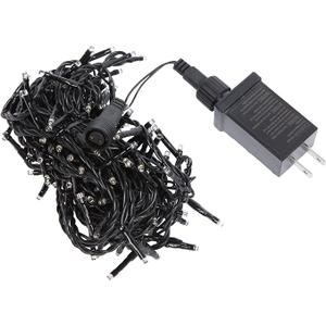 Vickerman 144 LED Cluster Light Set, 24' Christmas Light Set, Black Wire
