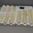 Flameless Flickering Battery Operated Candles D2.2''*H4 5" 6" 7" 8" 9" Set of 9 Ivory Real Wax Pillar LED Candles with 10-Key Remote and Cycling 24 Hours Timer (Ivory)