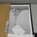 upsimples 19.7x27.6 Puzzle Frame, Display 18x24in with Mat or 50x70cm Without, Wall Hanging 1000 Pieces Puzzles Frames, Black, 1 Pack