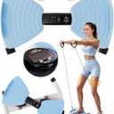 Waist Twister Machine with Smart Digital Counter and Resistance Bands 300 Lbs Capacity, Noiseless Ab Twister Board for Home Exercise, Fitness Equipment Ideal for Women to Burn Belly Fat and Tone Body
