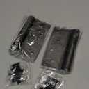 Self Closing Hinge 4 Inch Oil Rubbed Bronze Auto Close Door Hinges Adjustable 4 Inch Spring Hinges 4"x 4" Door Closer Hinge Square Corner for Commercial Grade Auto Self-Closing UL Listed, 2 Pack