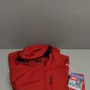 Helly Hansen Women's Crew Hooded Midlayer Fleece Lined Waterproof Rain Jacket, 162 Red, Medium