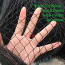 Bird Netting for Chicken Coop 50x50 Ft, 1" Mesh, Strong Woven Poultry Netting Roof Cover for Chicken Run, Heavy Duty Bird Net for Fruit Trees, Blueberry, Vegetables, Garden Protection