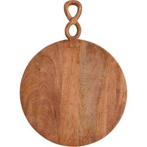 Mud Pie Large Twisted Round Board; 25 1/2" x 18"