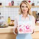 JCD 9 Pcs Cake Cupcake Combo Boxes,1+2 Cupcakes carriers 2 Cupcakes Holes,with 2 Cupcake Holes - Cake and Cupcakes Boxes - Pastry Sweets Bento Box (1+2/9Pcs)