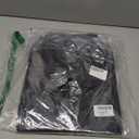 Alex Vando Mens Golf Shirt Moisture Wicking Quick-Dry Solid Long Sleeve Polo Shirts for Men (Black 09), XL