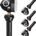 CDWTPS TPMS Sensor Ford,Set of 4 315MHZ Tire Pressure Monitor Sensors Fit for Ford F-150 Bronco Edge Escape Ranger Flex Mustang Explorer Fusion Lincoln MKS MKX Nautilus Navigator Replaces# F2GZ1A189A