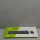 seenda Bluetooth Keyboard and Mouse Combo for Mac, SKM64-2 Rechargeable Slim Wireless Keyboard Mouse Compact, 3 Multi-Device Connection, Compatible for Mac, MacBook Pro/Air, iPad, iPhone, Black Gray