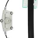 BOXI Rear Left Driver Side Power Window Regulator Without Motor Fit for Audi A6 2006-2011 Sedan / A6 Quattro 2005-2011 Sedan/Wagon / S6 2007-2011 Sedan C6 Series / 4F0839461 4F0839461A 4F0839461B