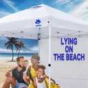 Fanpat Instant Canopy Tent Sidewalls for 10x10 Pop Up Canopy Waterproof,99% UV Protection3 Piece Sidewalls, White(3PCS Sidewall Only, Canopy Tent NOT Included)