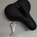 Bike Saddle Silicone Cushion Shock Absorbing Comfortable Cycling Fit for Seat Hollow Breathable Thickened Sponge Bike Fit for Seat (38210043001)