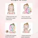 SDKWDH LED Light Therapy Mask, Red Light Therapy for Face - Red Light for Anti-Aging & Wrinkles, Blue for Acne, IR for Deep Repair, At-Home Device, FDA Cleared, Portable & Rechargeable, Pink