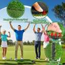 Golf Hitting Mat,Golf Mat for Practice Indoor/Outdoor, High-Elasticity Artificial Turf Mat, Portable Golf Swing Training Mat for Garage Simulator Chipping Driving Training, 16"*23"-10MM