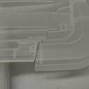 IRIS USA 19 QT Plastic Storage Box with Lid and Latches - 6 Pack - BPA-Free, See-Through Organizing Solution, Durable Nestable Stackable Containers, Secure Pull Handle - Clear