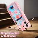 ZIYE Designed for iPhone 16 Wallet Case with Card Holder, Pink