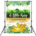 Similar Lion King Baby Shower Decorations for Boy 5x7ft African Baby Lion King Backdrop Baby Shower Vinyl Infant Simba Wild One Jungle Background for Kids 1 Year Old, One Size