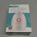 Electric Shaver for Women 3D Floating Blade Rotary Razor Hair Remover for Arms, Legs and Underarms Rechargeable Portable and Safe Wet and Dry Use ES300 (White)