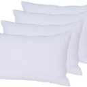 Bedecor Standard Pillow Protector with Zipper 4 Pack,Waterproof Pillow Covers Encasement Smooth Dust Proof with Breathable Holes Allow Air to Circulate