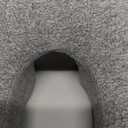 xiaomubiao Face Down Pillows for Massage Table, Massage Headrest for Bed, Face Pillow for Stomach Sleeping, BBL Pillow After Surgery Post Eye Surgery & Vitrectomy Recovery, Removable Cover Grey (Gray)