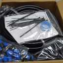230FT New Quick-Connect Drip Irrigation System Kit, Automatic Garden Watering Misting System for Greenhouse, Yard, Lawn, Plant with 1/2 inch Hose 1/4 inch Distribution Tubing and Accessories