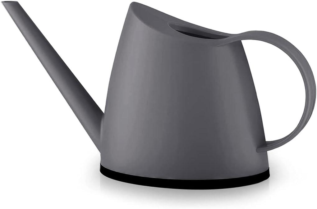 WhaleLife Indoor Watering Can for House Bonsai Plants (1.4L, Gray)