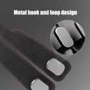 S SUNSBELL 2PCS Car Seat Back Double Hooks, Suede with Metal Car Seat Headrest Double Hooks, Mobile Phone Holder, Automotive Seat Back Organizers Car Headrest Support Hooks for Purses and Bags