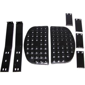 OMIX Rugged Ridge 12025.34 Black Side Step Kit - Pair