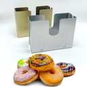 2 x Stainless Steel Bagel Slicer and Cutter, Bagel Holder for Slicing Small and Large Bagels, Bagel Cutter Slicer with Bun Holder and Slicing Guide - Perfect Bagel Slicer for Large Bagels (Style 1)
