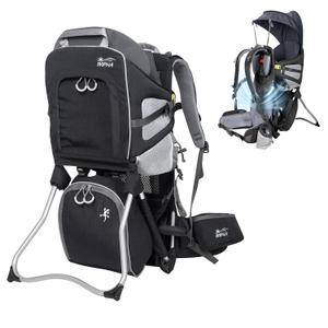 WIPHA Hiking Backpack Carrier for Toddlers, Adjustable Child Carrier with Sunshade, Lightweight Hiking Carrier for Toddlers (Black)
