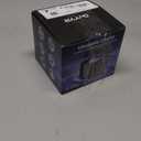 Ultrasonic Retainer Cleaner Machine: 48kHz Rechargeable Cordless Denture Cleaner - Waterproof Ultrasonic Jewelry Cleaner - 200ML Dental Cleaning Pod for Mouth Guard, Aligner, White