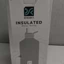 1 Gallon Water Bottle Insulated | Thickened Stainless Steel Vacuum Metal Water Jug | Portable Sports Large for Gym and Hiking with Straw, Carrier Bag, Handle Strap | BPA-Free 128 oz