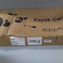 100LBS Kayak Cart Canoe Carrier Trolley for Carrying Kayaks,Canoes,Paddleboards with Plastic Wheels