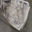 zesthome 12x15 Area Rugs, Large Washable Rug, Ultra-Thin Stain Resistant Rugs for Living Room, Bedroom, Non-Slip Backing Home Decor Area Rug (Beige,12'x15')