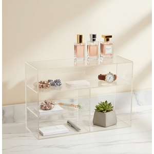 Small Acrylic Organizer Shelf, 7.75“ x 6.75“ x 3.125“