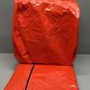 Upright Christmas Tree Bag - Zippered Cover with Handles and Cinch Cord for Assembled Artificial Trees Up to 7.5-Feet by Elf Stor (Red)