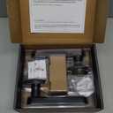 IRONZON Fingerprint Door Handle for Bedrooms - 191Y 4-in-1 Fingerprint Door Lock with Keypad and App Control, Smart Knob for Bedroom with Key, Keyless Entry Door Handle - Black