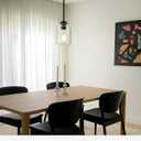 Black Pendant Lights - Glass Pendant Lights Kitchen Island - Hanging Light Fixture for Kitchen Island Dining Room H-7010-BKCL-R