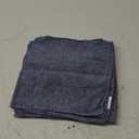 Solino Home Linen Cloth Napkins Set of 4-100% Pure Linen Chambray Indigo Dinner Napkins 20 x 20 Inch for Summer - Athena, Handcrafted and Machine Washable