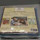 LuxClub 6 PC Full Size Sheet Set Sheets Deep Pockets 18" Eco Friendly Wrinkle Free Cooling Sheets Machine Washable Hotel Bedding Silky Soft - Light Blue Full