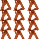 12 Pcs Christmas Napkin Rings Bow Velvet Napkin Holders Buckle for Bottles Xmas Candlestick Holiday Birthday Party Anniversary Dinner Wedding Dining Table Decoration(Khaki)