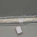 Persilux Free-Stop Cordless Roller Shades for Windows (Cream 22"W x 72"H) Natural Woven Fabric Light Filtering Roller Blinds, UV Protection Privacy Window Blinds for Windows, Home, Living Room, Office