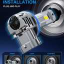 AUTOONE 2026 Upgraded H11 Headlight Bulbs, 1200% Bright 60000 Lumens H8 H9 Bulbs