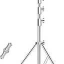 4M(13Ft) Stainless Steel Antenna Tripod Stand, Air Cushioned