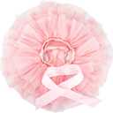 BGFKS Baby Girls Soft Tutu Skirt with Diaper Cover,1/2st Birthday Party Tutu Skirt Sets (Pink)