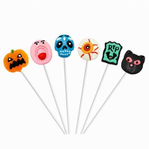 Fruidles Halloween Lollipop Suckers Candy, Spooky Candies, Great for Halloween Party Goody Bag Fillers, Individually Wrapped (12-Pack) (EXP 08/10/26)